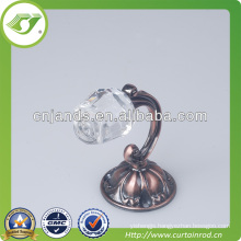 Luxurious Copper curtain hook,curtain hook with crystal
